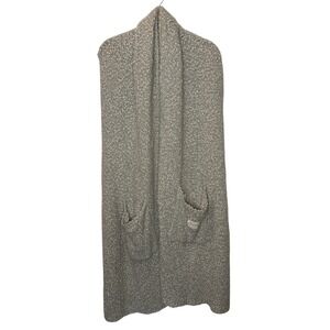 DEMDACO Giving‎ Shawl Pockets Wrap Cardigan Gray Soft Holiday Gift Thanksgiving